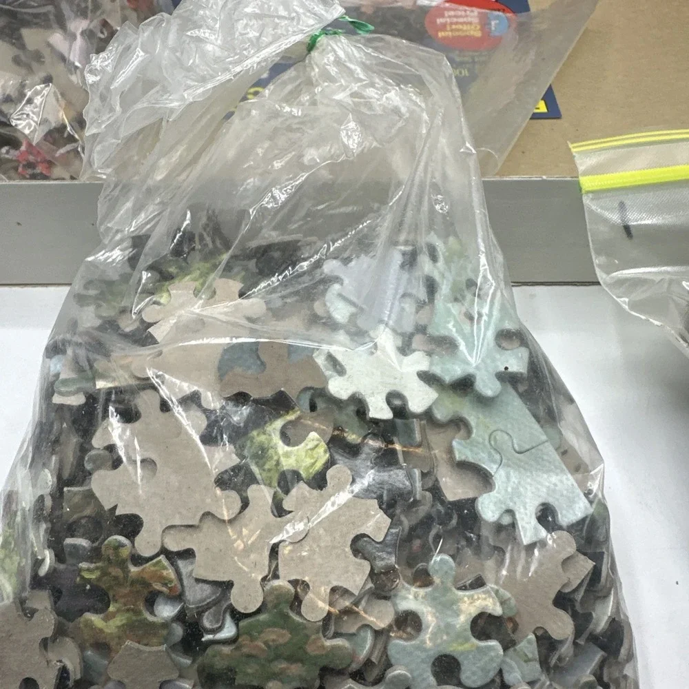 Thomas Kinkade‎ Deluxe Puzzle Set of 3 Used 500 Pieces 20